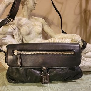 L.A.M.B. by Gwen Stefani Leather Adjustable Crossbody Shoulder Bag Luxury #592